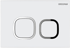 Grossman Инсталляция для подвесного унитаза Cosmo 97.02.000 с белой глянцевой клавишей смыва – фотография-9